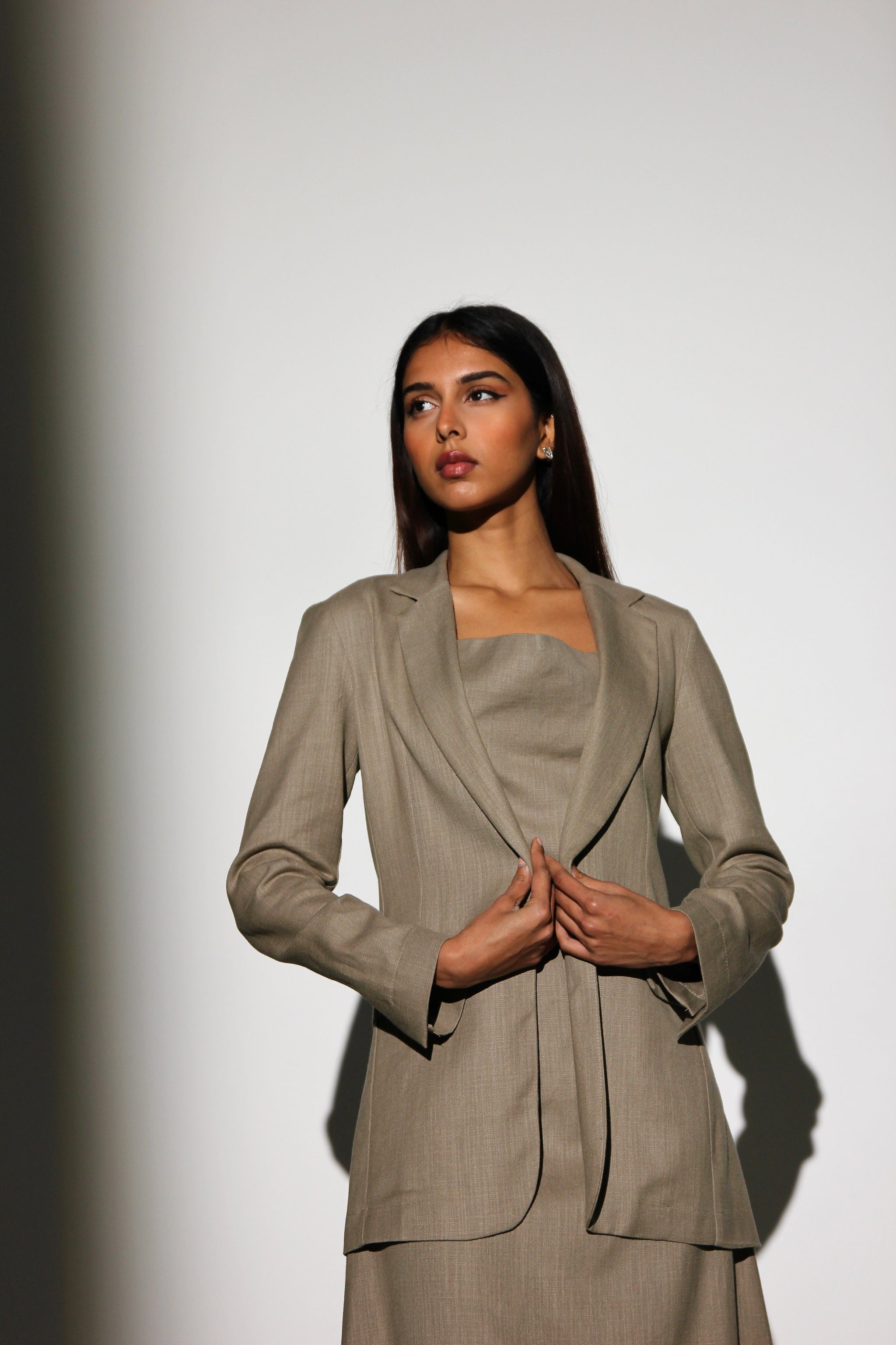 Long dress with blazer  E'TRE