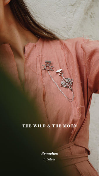 The Wild & The Moon Brooches - Style 3