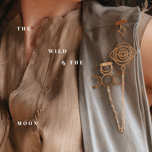 The Wild & The Moon Brooches - Style 3